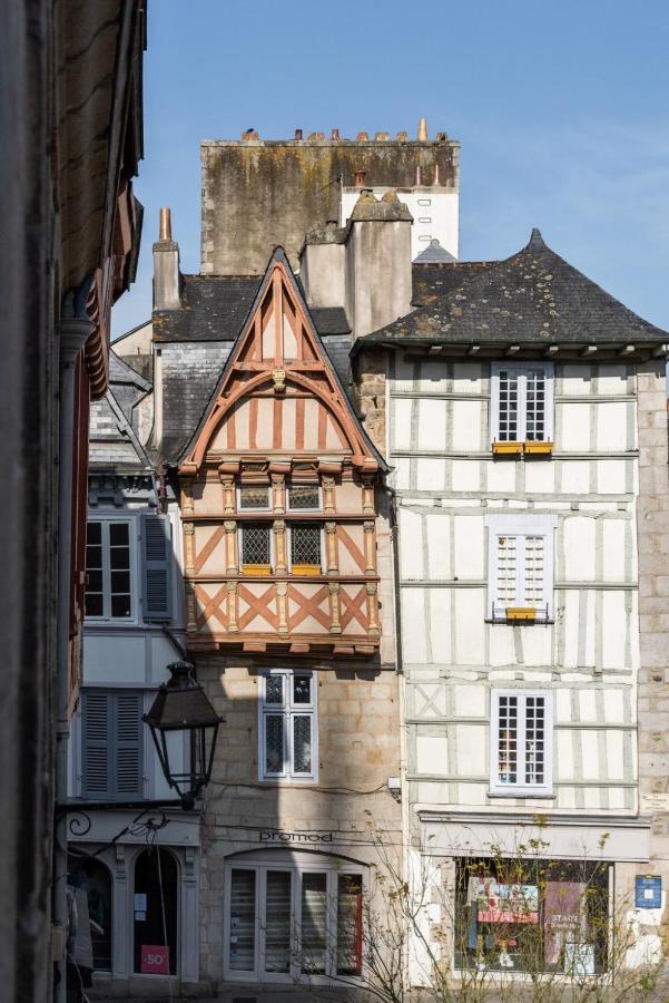 Ferienwohnung Agreable Studio En Plein Coeur De Quimper Exterior foto